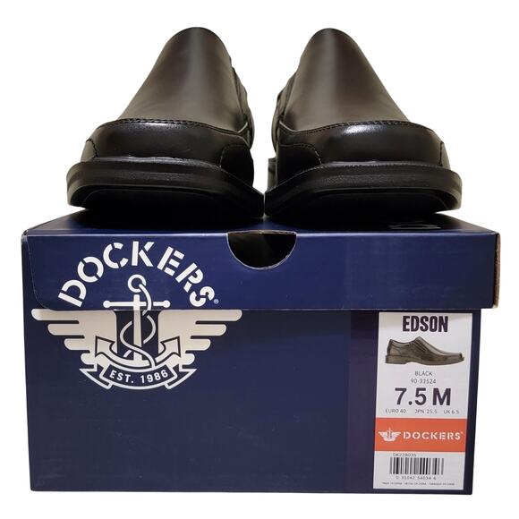 Dockers Men Edson Square Bicycle Toe Slip On Loafers Size US 7.5M Black main image 5